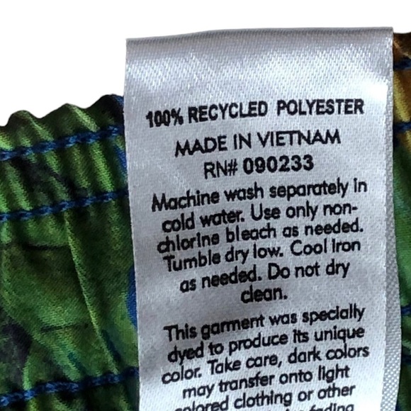 PacSun Sunflower Print Blue Yellow Swim Trunks Mens Small - Picture 5 of 12